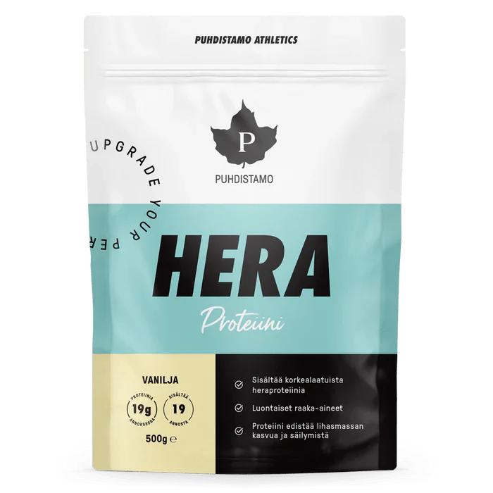 Puhdistamo Athletics Hera Vanilja 500 g - Heraproteiini