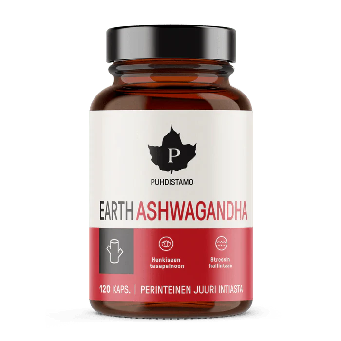Puhdistamo Earth Ashwagandha 120 kaps
