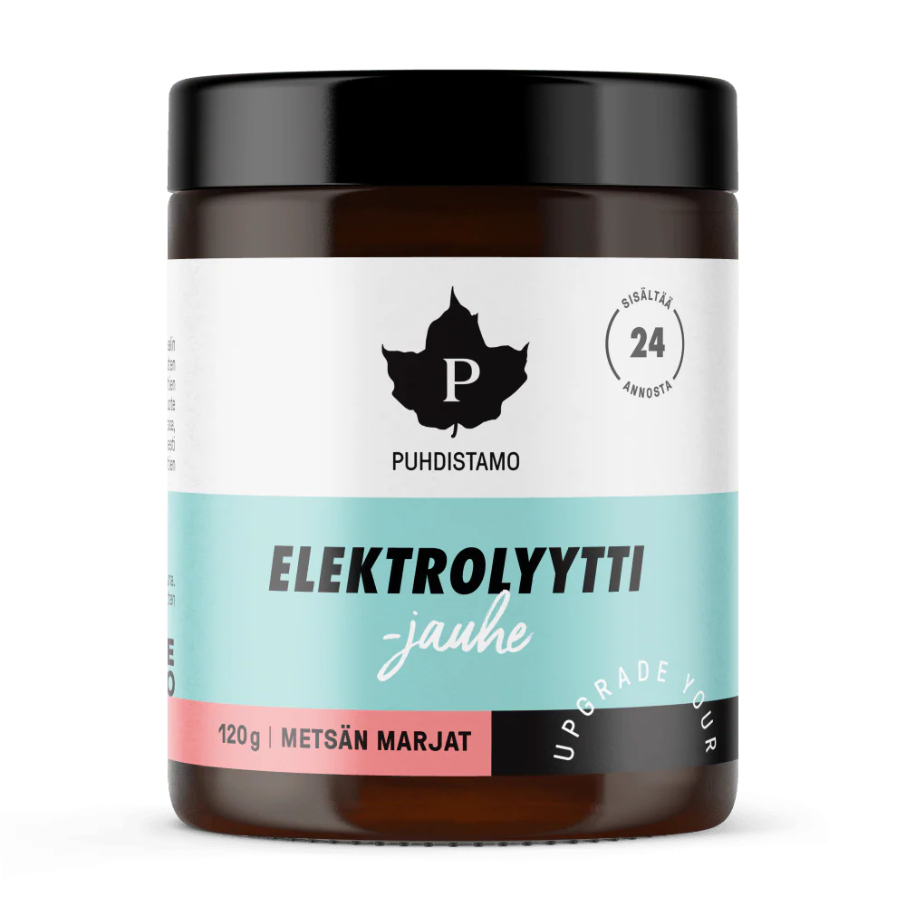 Puhdistamo Elektrolyyttijauhe Metsän Marjat, 120 g / 240 g