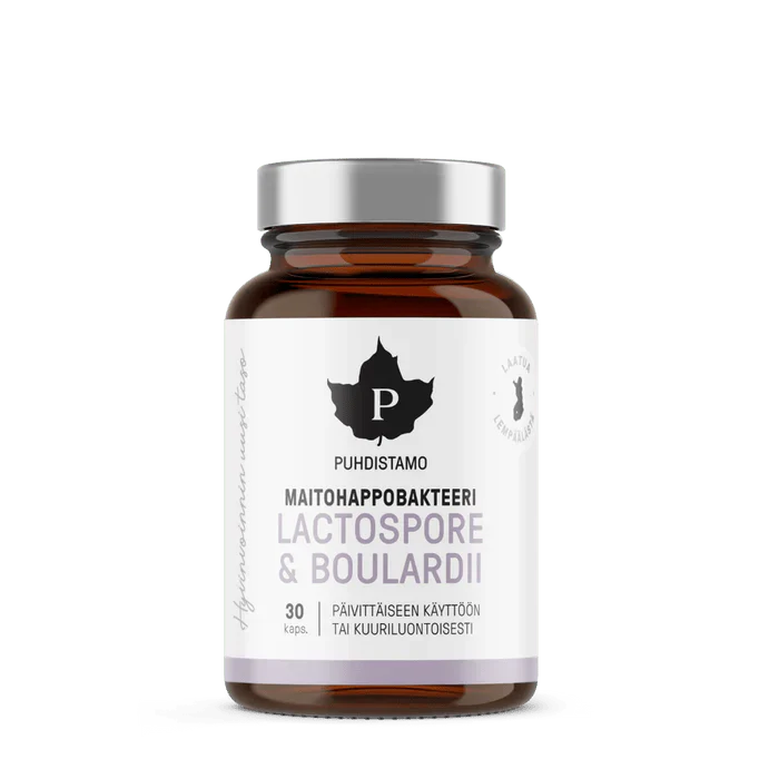 Puhdistamo Maitohappobakteeri Lactospore & Boulardii