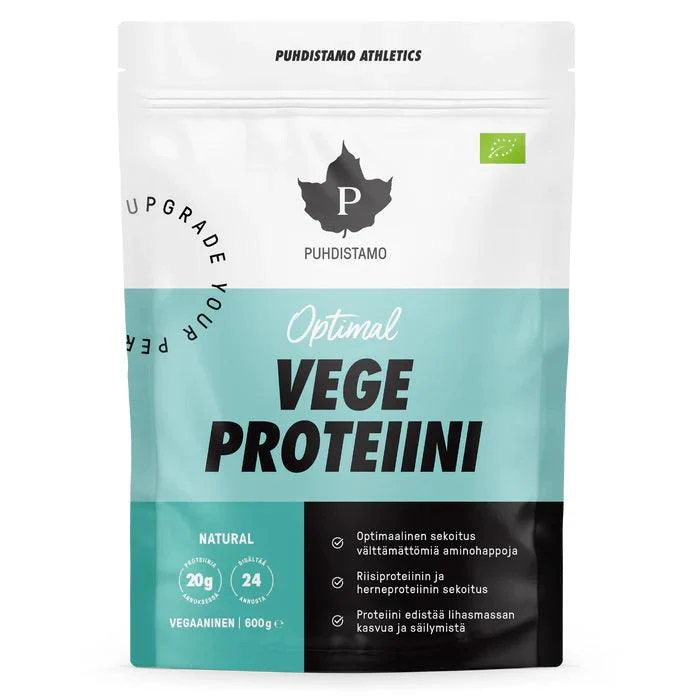 Puhdistamo Optimal Vege Proteiini Natural, 600G