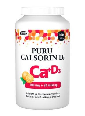 Puru Calsorin D3 500 mg + 20 mikrog
