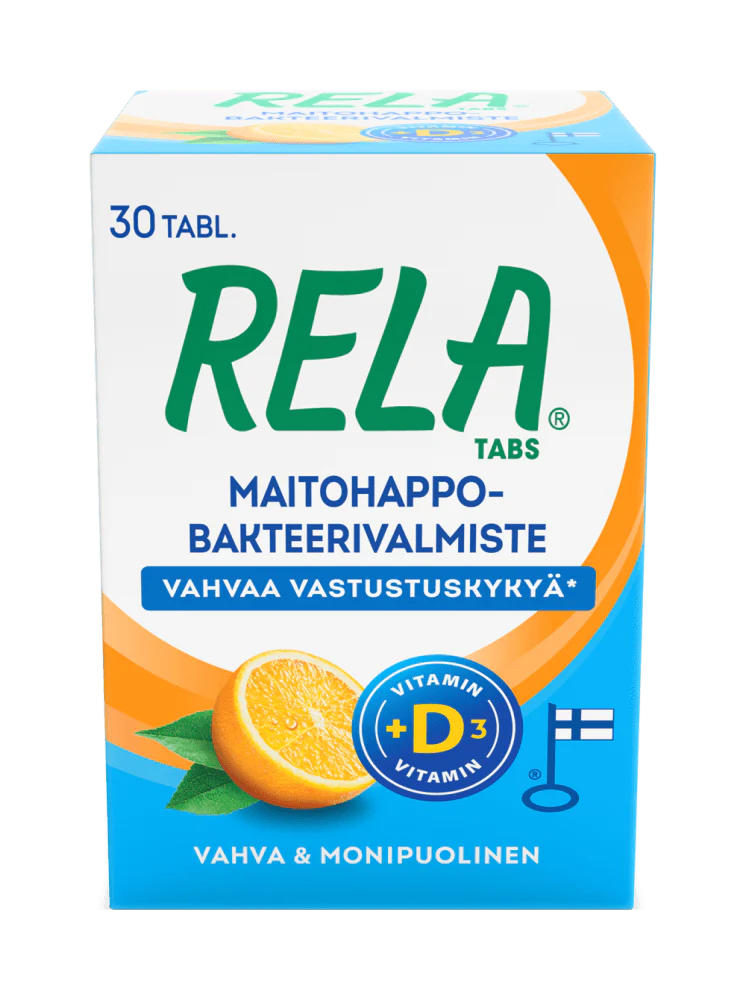 Rela Tabs Appelsiini + D3