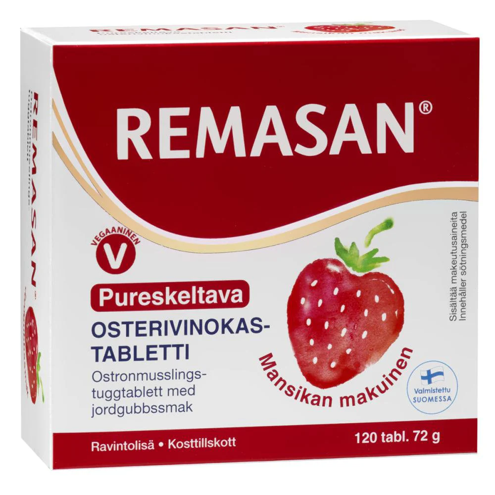 Remasan Pureskeltava Mansikanmaku