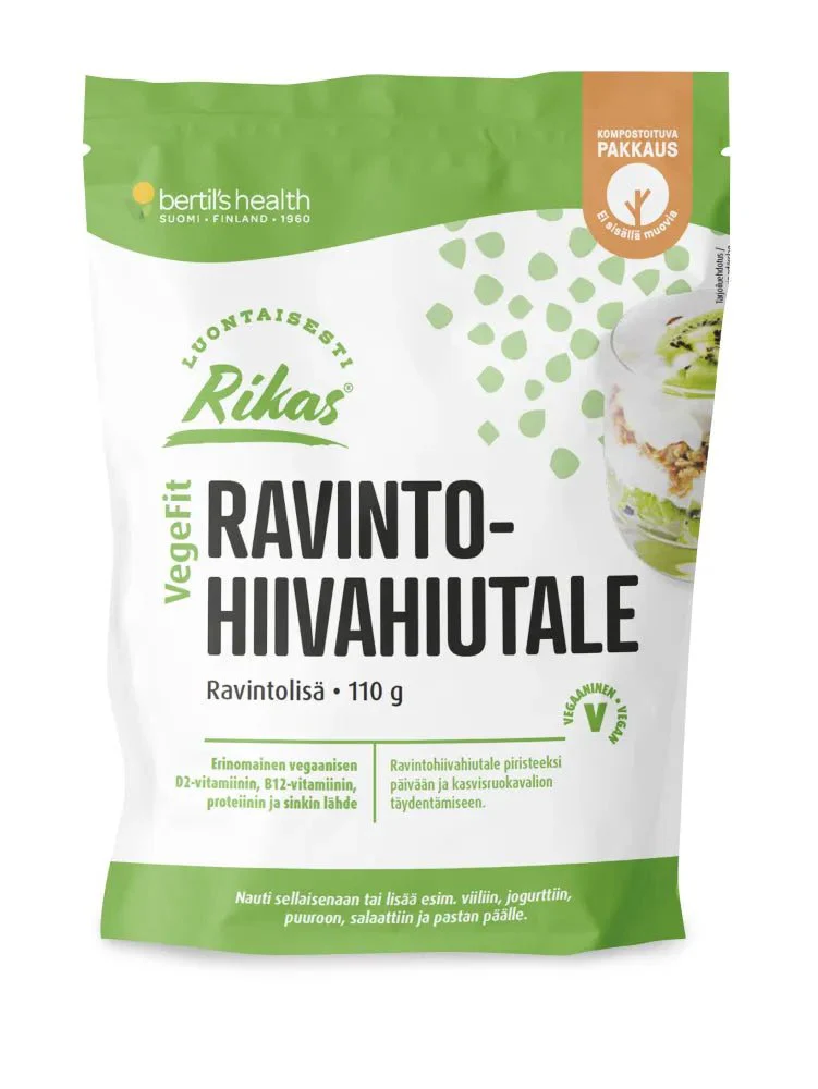 Rikas Vegefit Ravintohiivahiutale