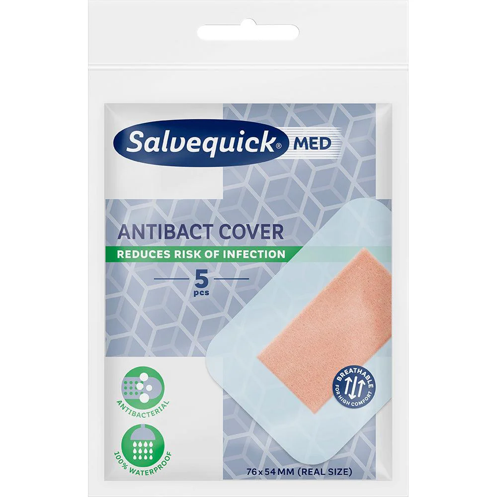Salvequick Med Antibac Cover Laastari