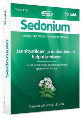 Sedonium 300 mg Tabletti, Päällystetty (Rohtovirmajuuri/Valeriana)
