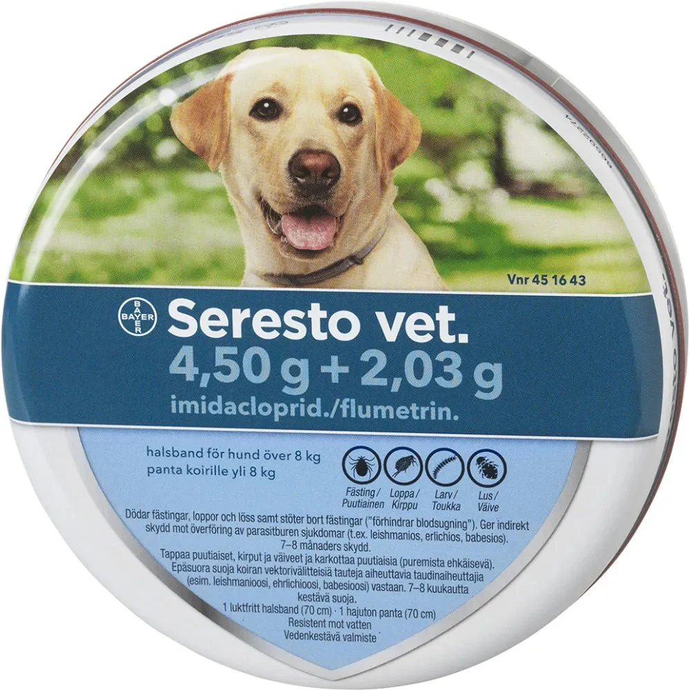 Seresto Vet Koirille Yli 8 kg 2,03 G/4,5 g Panta - Image 2
