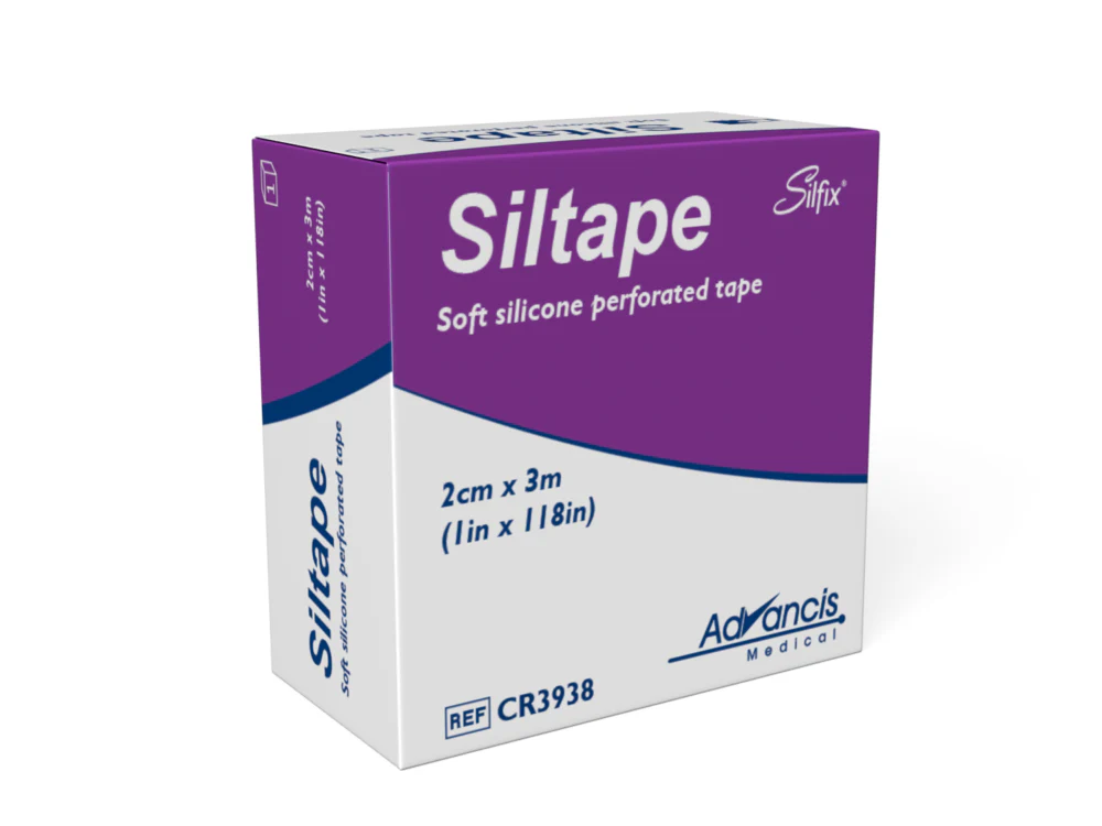 Siltape Lääkinnällinen Silikoniteippi 2 cm x 3 m