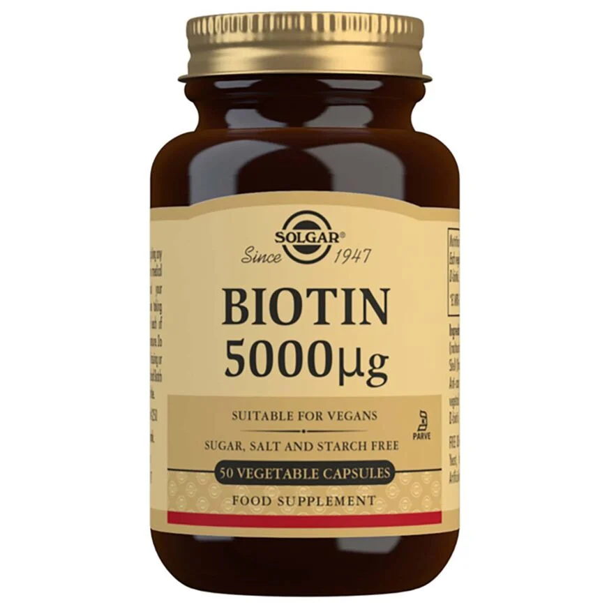 Solgar Biotiini 5000 µg 50 kaps