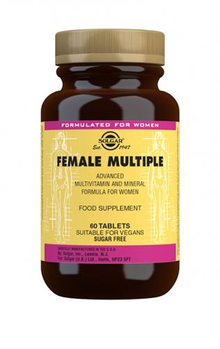 Solgar Female Multiple (naisten monivitamiini) 60 tabl
