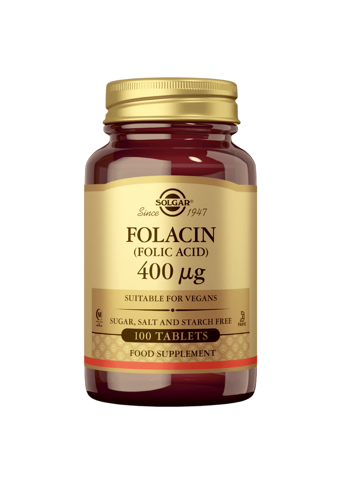 Solgar Foolihappo (Folic Acid) 400 µg 100 tabl