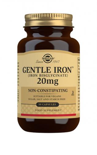Solgar Gentle Iron 20 mg (bisglysinaatti) 180 kaps - Image 2