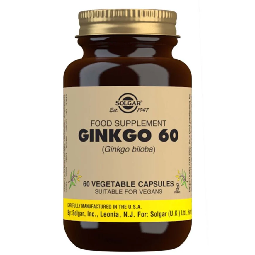 Solgar Ginkgo Biloba 60 kaps
