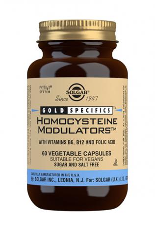 Solgar Homocysteine Modulators (TMG, B12, B6, folaatti) 60 kaps