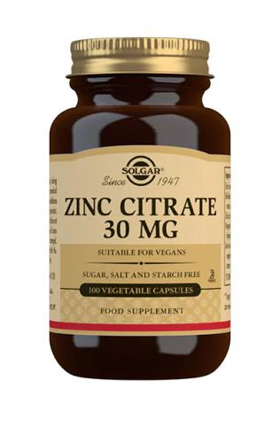 Solgar Sinkkisitraatti 30 mg 100 kaps