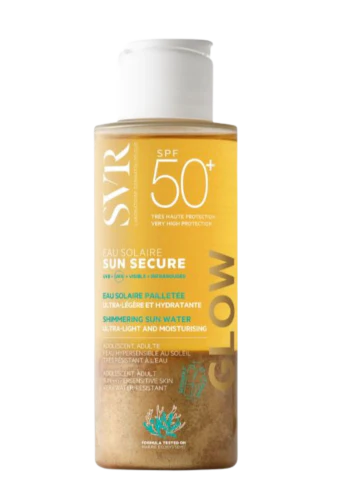 SVR Sun Secure Eau Solaire Glow SPF50+ Aurinkovesi vartalo 100 ml