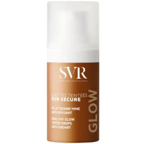 SVR Sun Secure Glow drops sävyttävät tehotipat kasvoille