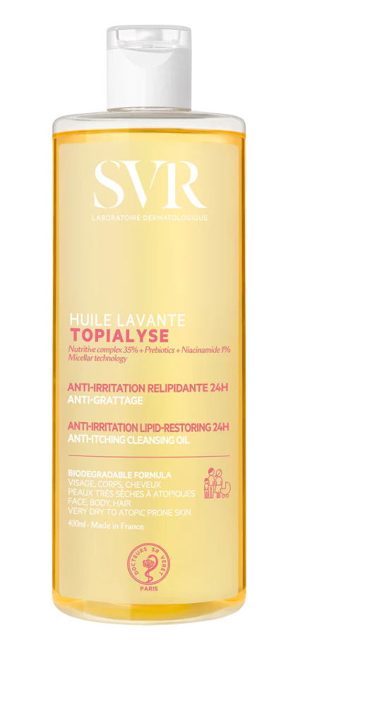SVR Topialyse Huile Pesuöljy hajustettu 400 ml
