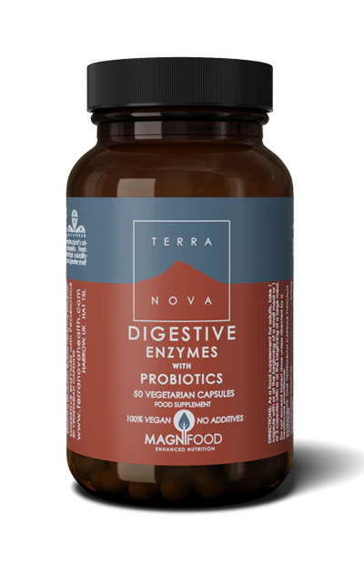 Terranova Digestive Enzymes with Probiotics 50 kaps