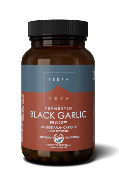 Terranova Fermented Black Garlic FBG22, 50 kaps
