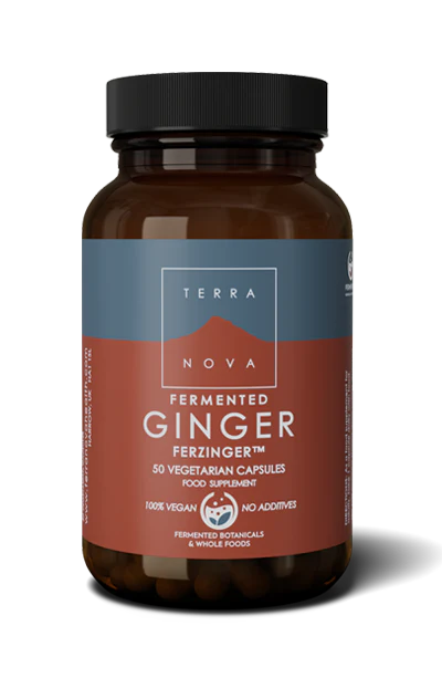 Terranova Fermented Ginger FERZINGER, 50 kaps