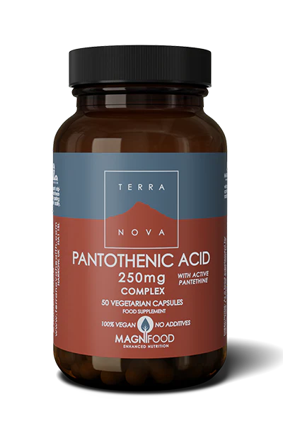 Terranova Pantothenic Acid with Pantethine 250 mg Complex 50 kaps