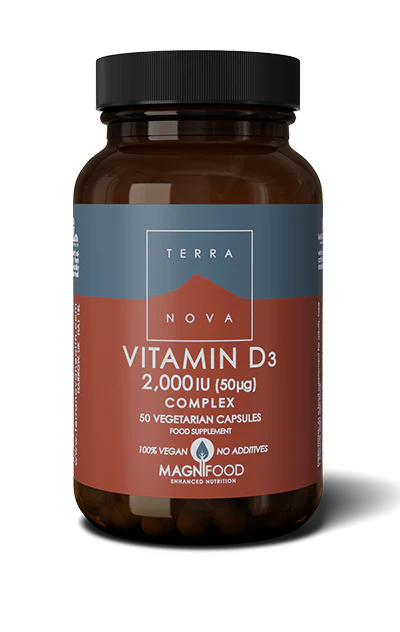 Terranova Vitamin D3 50 ug Complex (kasviperäinen) 50 kaps