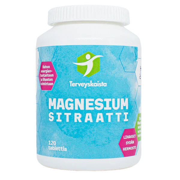 Terveyskaista Magnesiumsitraatti 120 tabl