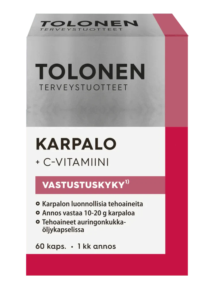 Tolonen Karpalo + C-Vitamiini 60 kaps