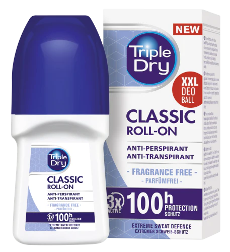 Triple Dry 100 h Classic Antiperspirant Roll-on tuoksuton 50 ml