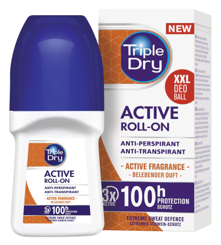 Triple Dry 100h Active Men antiperspirant roll-on tuoksu 50 ml