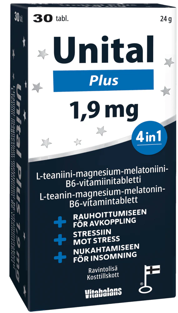 Unital Plus 1,9 mg - Melatoniini