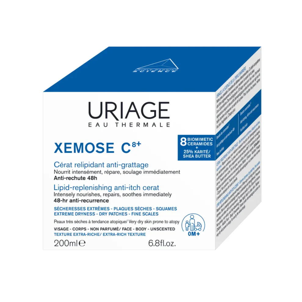 Uriage Xemose C8+ Lipid-Replenishing Anti-Itch Cerat 200 ml - Image 2