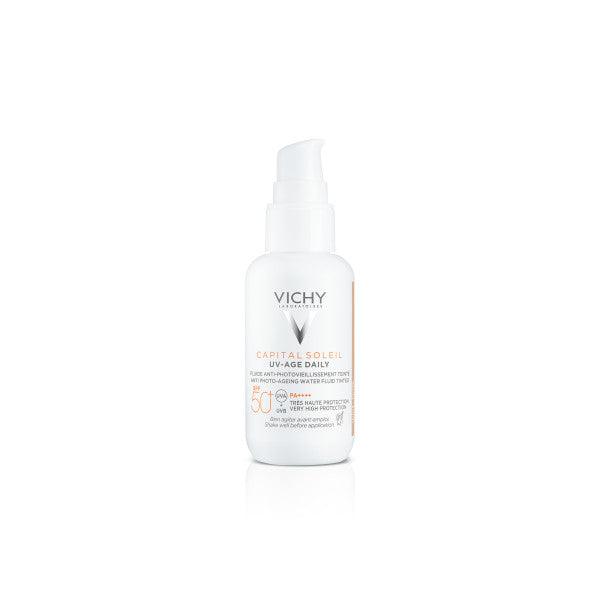 Vichy Capital Soleil UV AGE SPF 50+ sävytetty aurinkosuojavoide