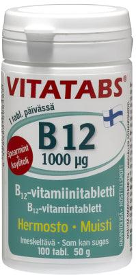 Vitatabs B12 Spearmint 1000 mikrog