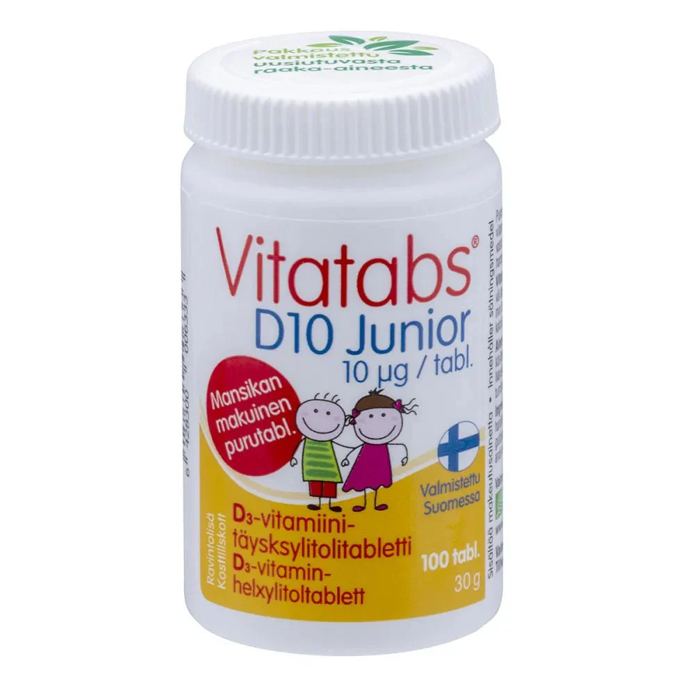 Vitatabs D 10 mikrog Junior