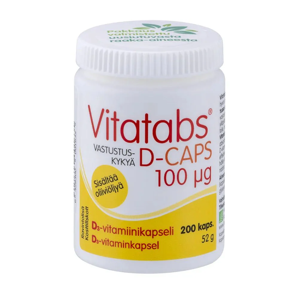 Vitatabs D-Caps 100 mikrog