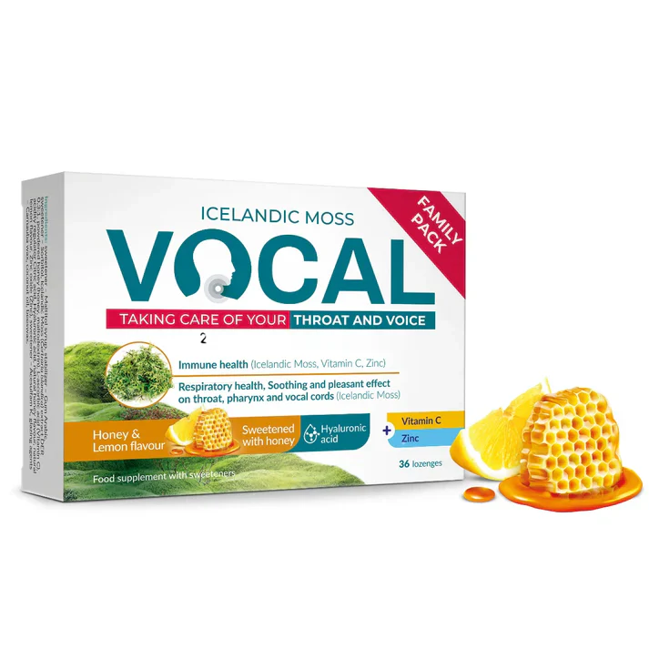 Vocal HA hunaja & sitruuna pastilli 24 kpl