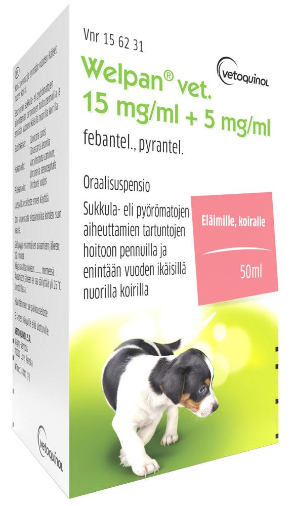 Welpan Vet 14,4 mg/ml/15 mg/ml Oraalisusp