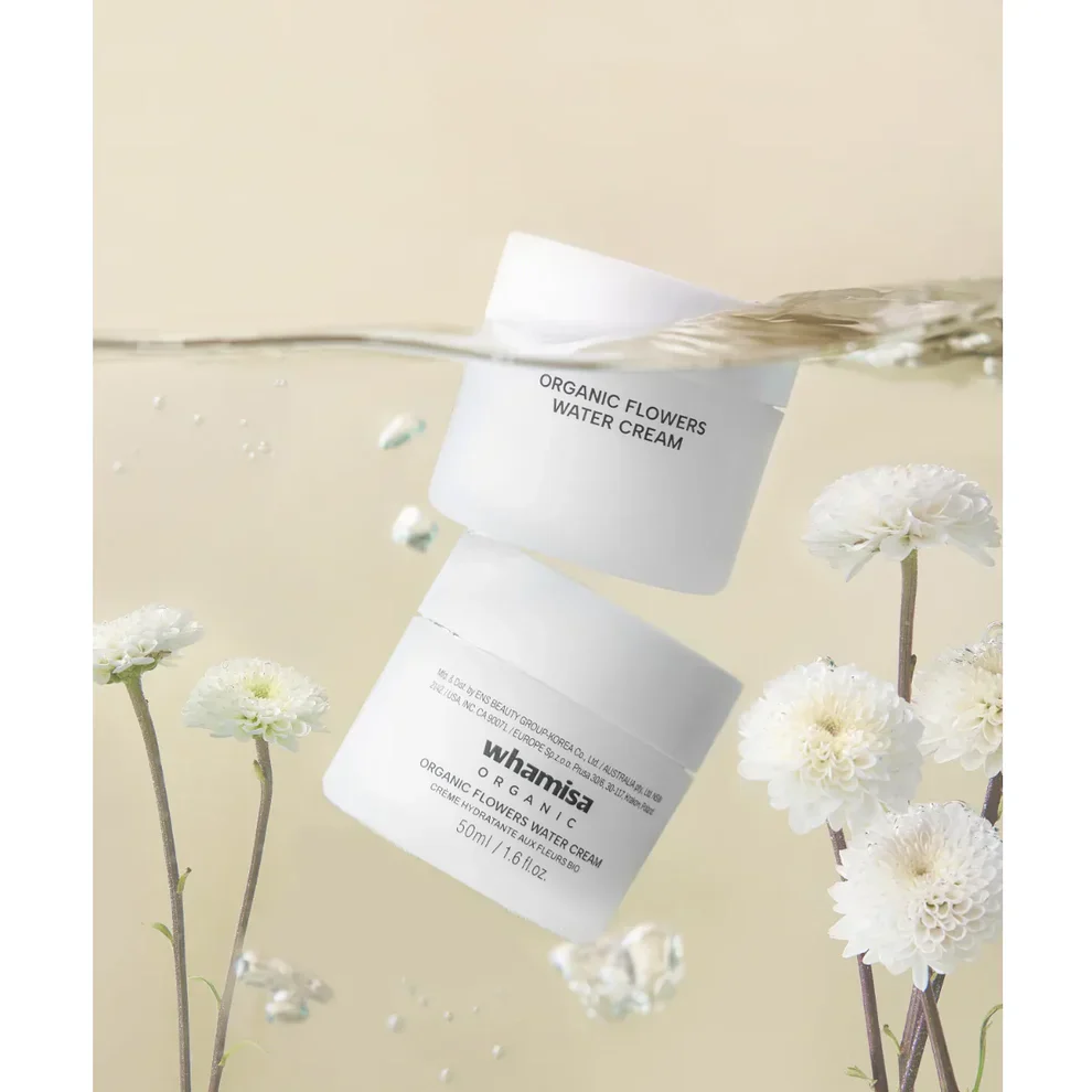 Whamisa Organic Flowers Water Cream 50 ml - Image 3