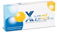 Xyzal 5 mg Tabl, Kalvopääll